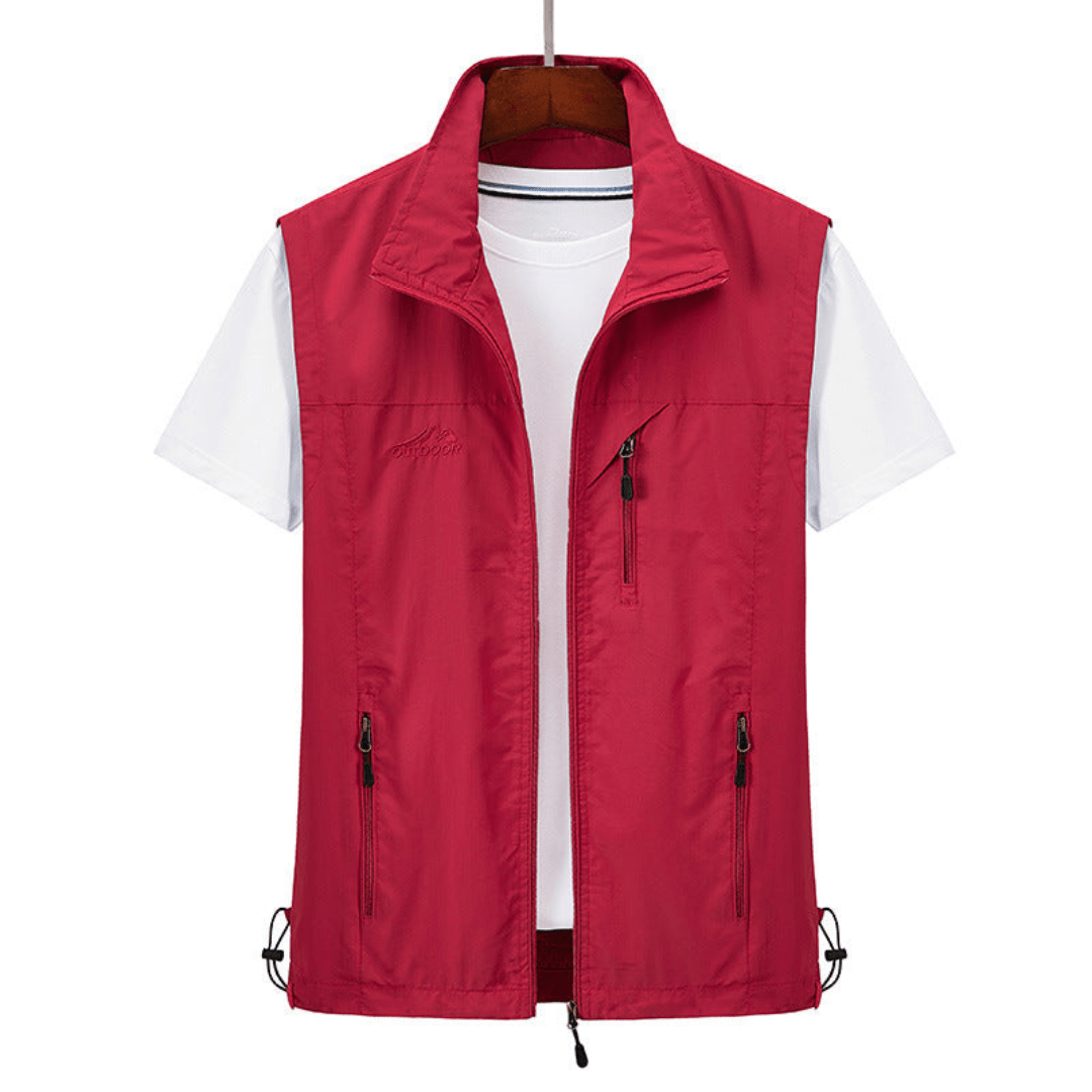 Daren | Tailored Vest with Mandarin Collar for Men