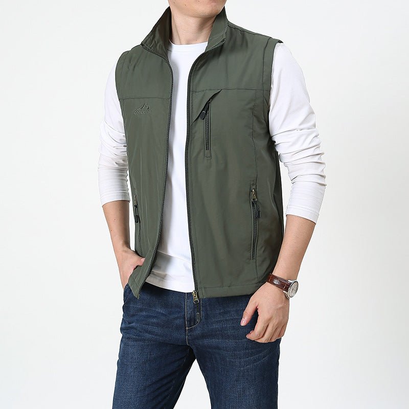 Daren | Tailored Vest with Mandarin Collar for Men