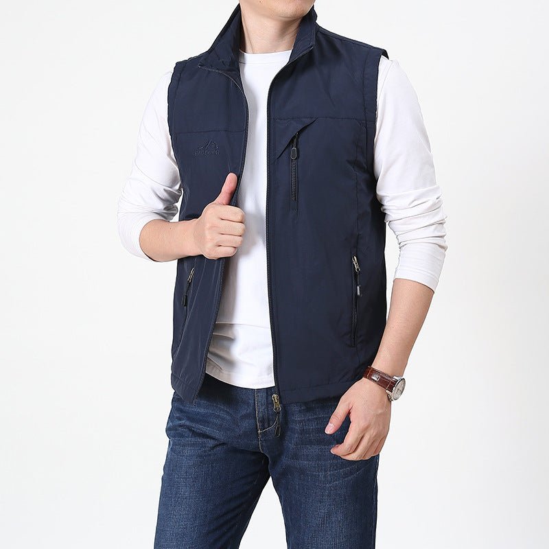 Daren | Tailored Vest with Mandarin Collar for Men